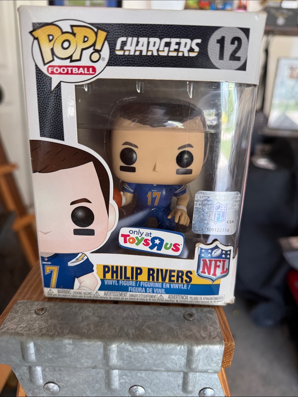 Funko Pop! Football Philip Rivers Chargers Vinyl Figure - Blue